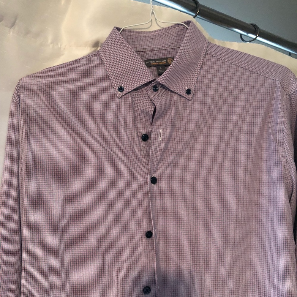 Peter Miller multicheck sport shirt